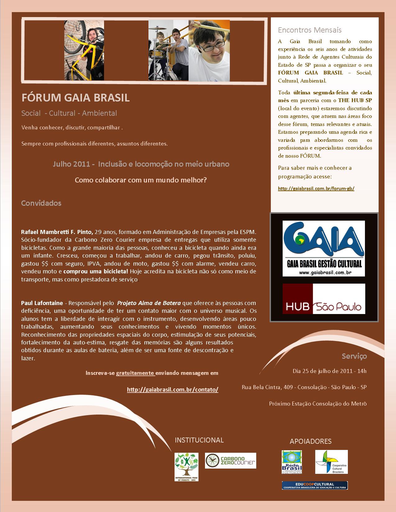 Divulga Forum GB - jul 11