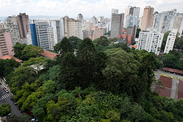 Prefeitura deside nao construir mais escola dentro da area do Parque Augusta na regiao da Consolacao, entre as ruas Caio Prado, Augusta e Marques de Paranagua