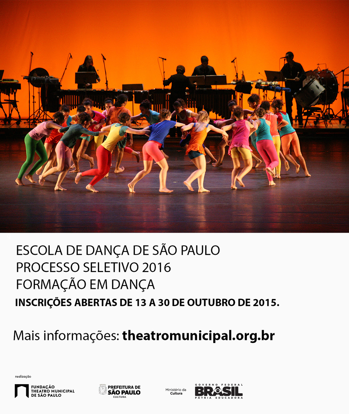 Processo Seletivo 2016 – Escola De Dança De São Paulo