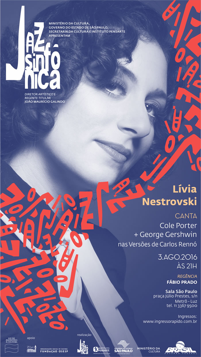 Lívia Nestrovski e Jazz Sinfônica – 3ago (SP)