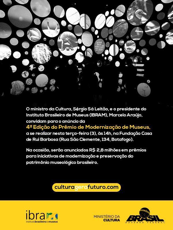 4a. Edição do Prêmio de Modernização de Museus – Hoje – Fundação Casa de Rui Barbosa (RJ)